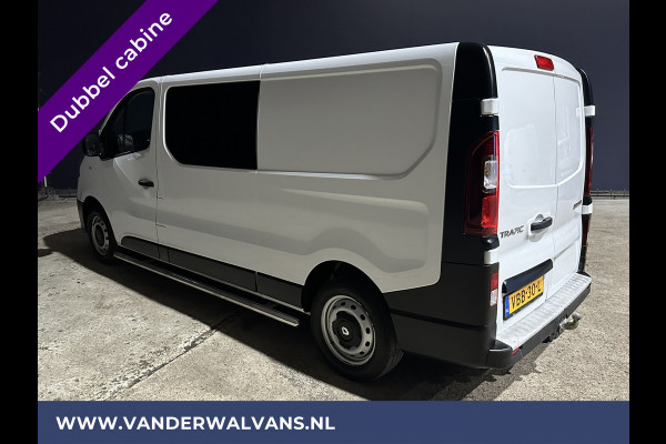 Renault Trafic 1.6 dCi 126pk L2H1 Dubbele cabine Euro6 Airco | Navigatie | Trekhaak | Cruisecontrol Parkeersensoren, Sidebars, 5-zits