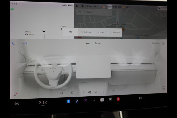 Tesla Model 3 Performance AWD 513pk 0-100 3,4 sec. 20" FSD-vb. AutoPilot Carbon Spoiler Premium-HiFi Pano.dak Camera Leer Adaptive-Cruise+Stop 4wd Rode Remklauwen Carbon-Spoiler Premium Audio Veel grip door 4WD vierwielaandrijving.  Origineel Nederlandse auto ! 1e eigenaar 69250 nieuw
