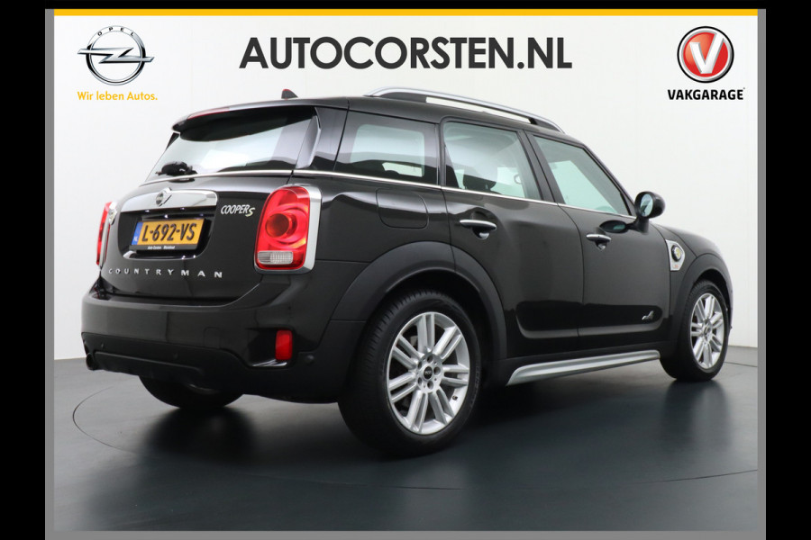 MINI Countryman AUT-6 T224pk LEER PanoDak /2xSch.-dak Connected-Services Wifi-vb. Hybrid Cooper S E ALL4 Sport-StoelenHUD Navi-pro Park-assist P Stoelverwarming Wired Comfort Access Head-up display Colour line Acoust.Active guard Voetgangersbescherm.Intelligent noodroep Performance control Mini driving modes 4x4