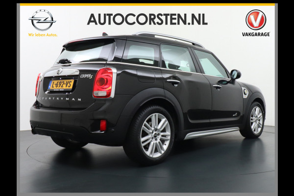 MINI Countryman AUT-6 T224pk LEER PanoDak /2xSch.-dak Connected-Services Wifi-vb. Hybrid Cooper S E ALL4 Sport-StoelenHUD Navi-pro Park-assist P Stoelverwarming Wired Comfort Access Head-up display Colour line Acoust.Active guard Voetgangersbescherm.Intelligent noodroep Performance control Mini driving modes 4x4