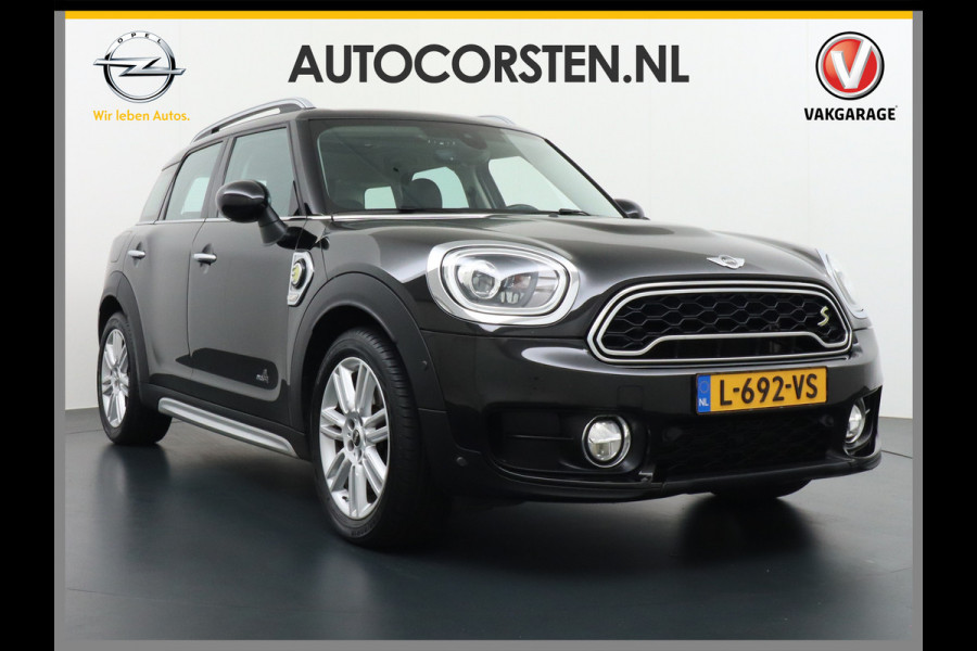 MINI Countryman AUT-6 T224pk LEER PanoDak /2xSch.-dak Connected-Services Wifi-vb. Hybrid Cooper S E ALL4 Sport-StoelenHUD Navi-pro Park-assist P Stoelverwarming Wired Comfort Access Head-up display Colour line Acoust.Active guard Voetgangersbescherm.Intelligent noodroep Performance control Mini driving modes 4x4