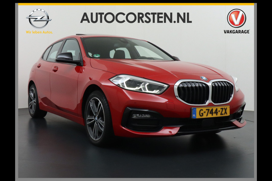 BMW 1-serie 118i AUT.8 Pano-dak Apple Carplay Android Auto PDC-v+a LED Navi-Pro Ecc Live Cockpit Pro Sportstoelen Executive Edition Sportlin Shadow-line 1/2 Leer Zwarte Hemel WiFi-vb. Connected Pack Pro Bluetooth Regen-Lichtsensor Cruise Control Lmv 1ste Eigenaar! Orig.NLse auto.