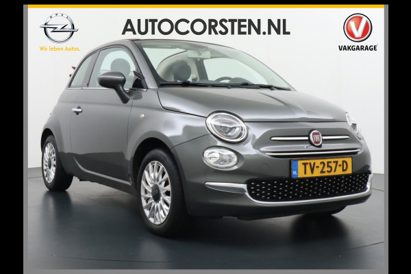 Fiat 500C 1.2 AUT-5 Cabrio Ecc Multimedia Bluetooth Pdc Elec.ramen/spiegels Led Lmv 15" Isofix Achterbank Neerklapbaar ABS ASR EURO6