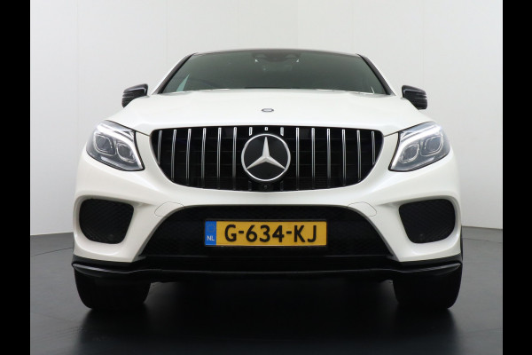 Mercedes-Benz GLE Coupé 450 AMG 4MATIC 368pk AUT-9 Leer 360-Camera (Airmatic+ADS)Luchtvering Panorama Glasdak Park-Assist PDC-a+v Elektr.-SportSt. Treeplanken Connected services A-klep automatisch Adaptief Dempers/ads Bordherkenn. Voetgangersbescherm AWD 4x4 LED-v+a Bots herkenning systeem Achteropkomend verkeer waarschuwing 123.000 nieuw!  3.500KG (!!) Trekvermogen!