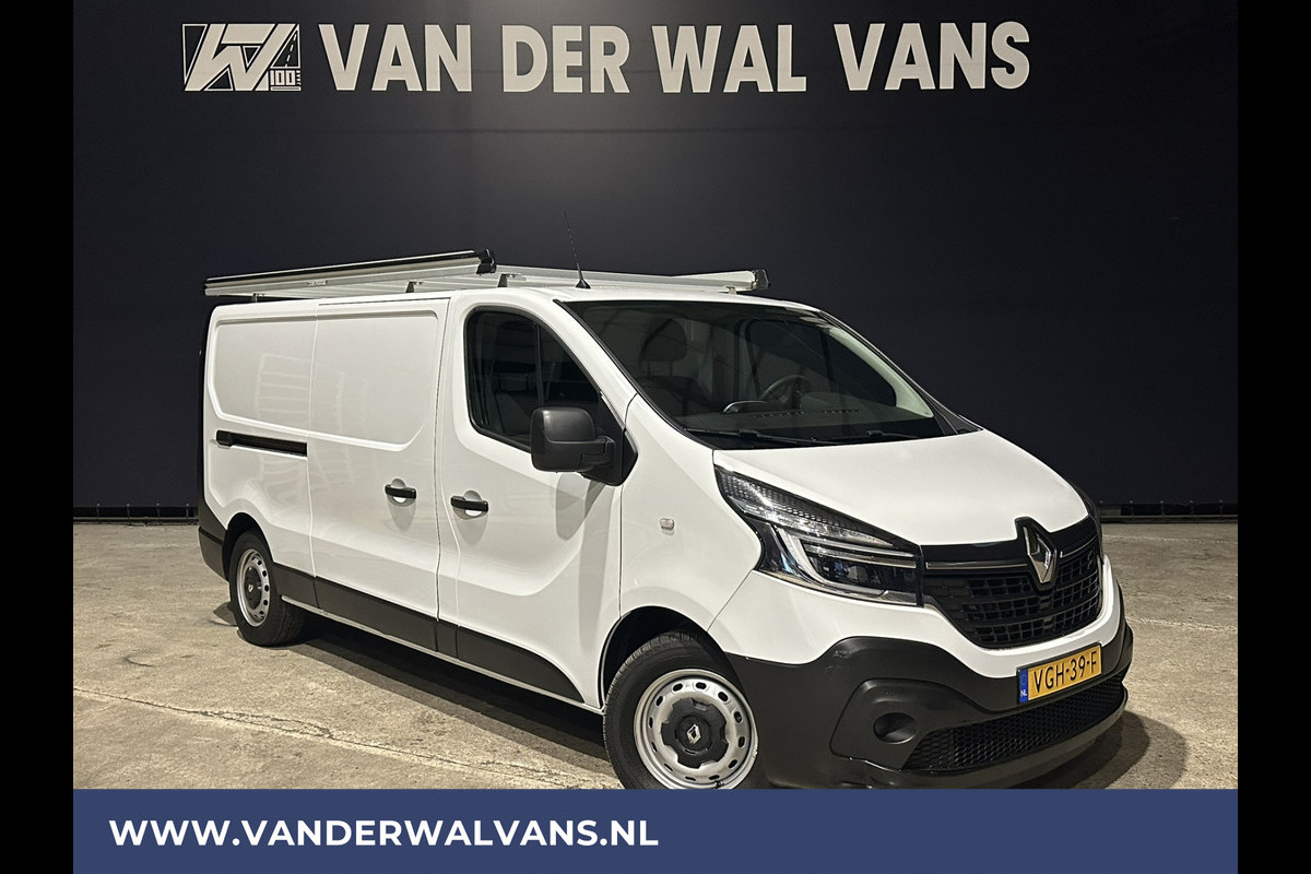 Renault Trafic 2.0 dCi 120pk L2H1 Euro6 Airco | LED | Navigatie | Imperiaal | Trekhaak | Cruisecontrol Parkeersensoren, Bijrijdersbank