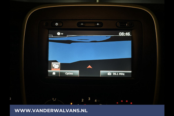 Renault Trafic 2.0 dCi 120pk L2H1 Euro6 Airco | LED | Navigatie | Imperiaal | Trekhaak | Cruisecontrol Parkeersensoren, Bijrijdersbank