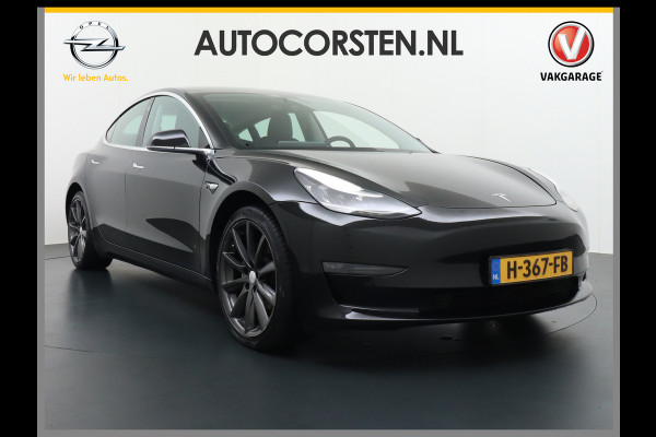 Tesla Model 3 Long Range 75kWh 463PK Full Self Driving 3 computer FSD v.b. Lmv 19" Premium-Audio 4wd Dual Motor AutoPilot Panoramadak Camera's Stoel en achterbank verwarming Keyless Electr.Stoelen-L+R+Easyaccess 1e Maand Gratis Premium Connectivity! Origineel Nederlandse auto! Grip en veiligheid door 4wd AWD vierwielaandrijving