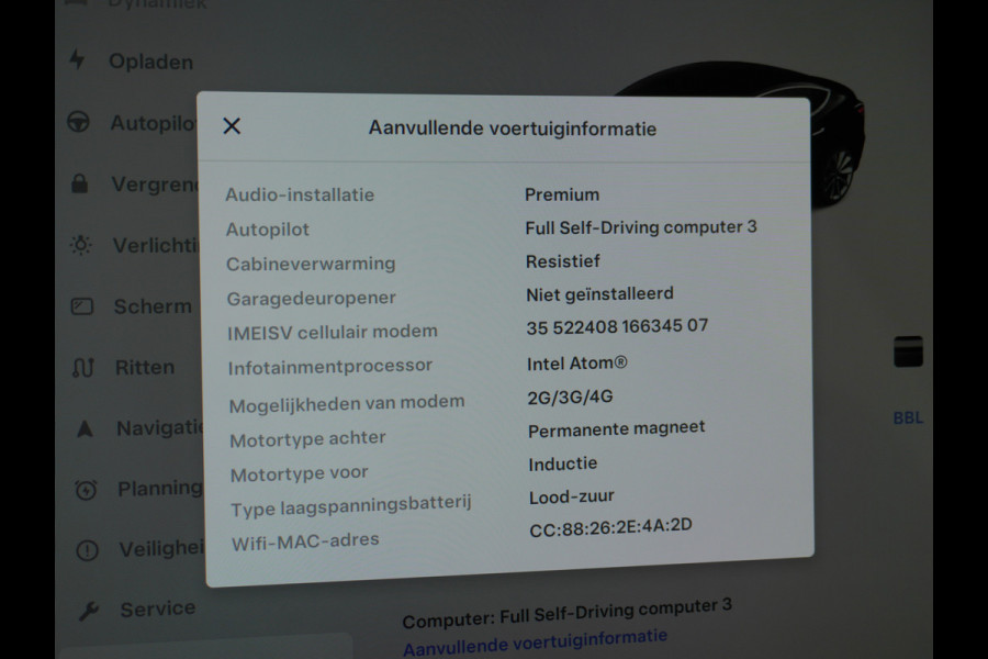 Tesla Model 3 Long Range 75kWh 463PK Full Self Driving 3 computer FSD v.b. Lmv 19" Premium-Audio 4wd Dual Motor AutoPilot Panoramadak Camera's Stoel en achterbank verwarming Keyless Electr.Stoelen-L+R+Easyaccess 1e Maand Gratis Premium Connectivity! Origineel Nederlandse auto! Grip en veiligheid door 4wd AWD vierwielaandrijving