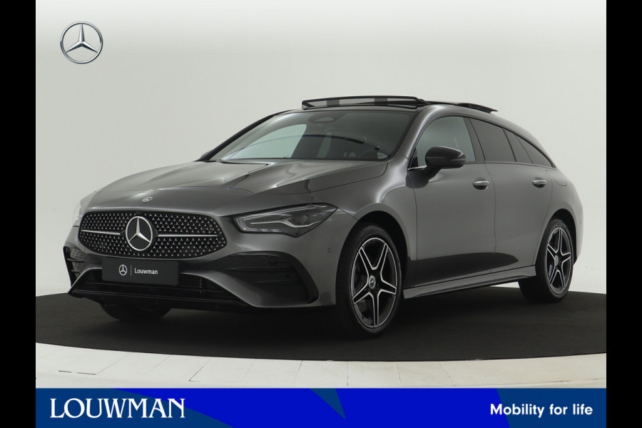 Mercedes-Benz CLA-Klasse Shooting Brake 250 e Star Edition AMG Line | Nightpakket | Trekhaak | KEYLESS GO-comfortpakket | EASY PACK achterklep | USB pakket plus | Dodehoekassistent | Antidiefstalpakket GUARD 360° Plus |