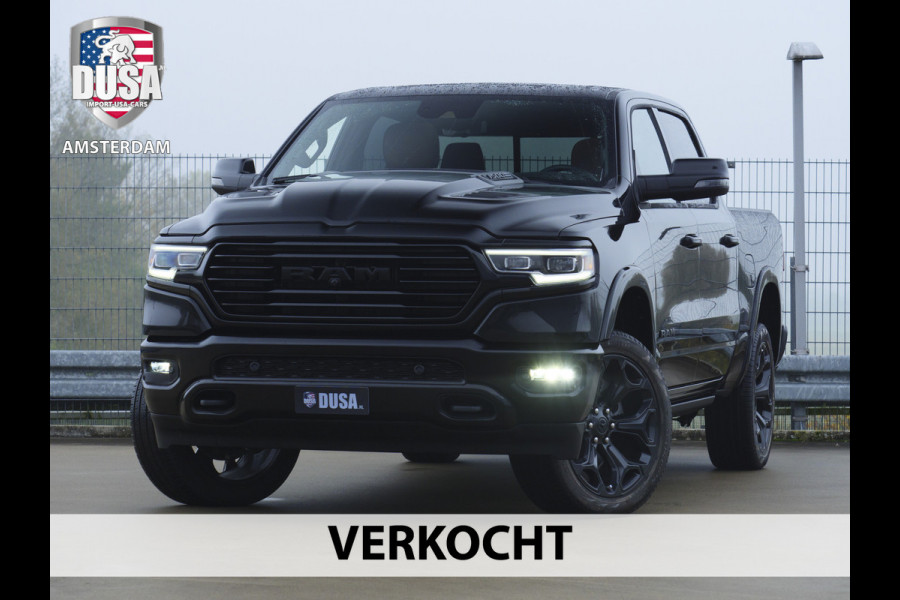 Dodge Ram 1500 | Longhorn Night | Final V8 Edition | 4x4 | Crew Cab | 5.7 HEMI V8 | Niveau Regeling | Two-tone Saddle | Getoonde accessoires zijn verkrijgbaar tegen meerprijs