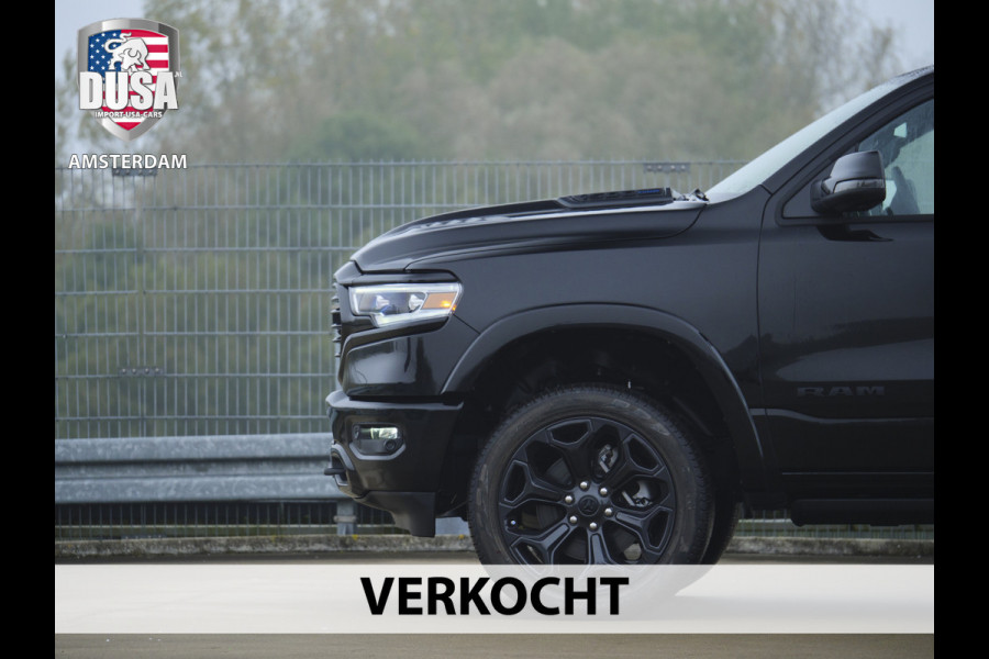 Dodge Ram 1500 | Longhorn Night | Final V8 Edition | 4x4 | Crew Cab | 5.7 HEMI V8 | Niveau Regeling | Two-tone Saddle | Getoonde accessoires zijn verkrijgbaar tegen meerprijs