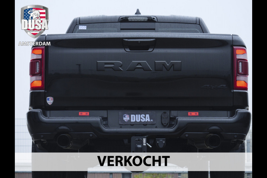 Dodge Ram 1500 | Longhorn Night | Final V8 Edition | 4x4 | Crew Cab | 5.7 HEMI V8 | Niveau Regeling | Two-tone Saddle | Getoonde accessoires zijn verkrijgbaar tegen meerprijs