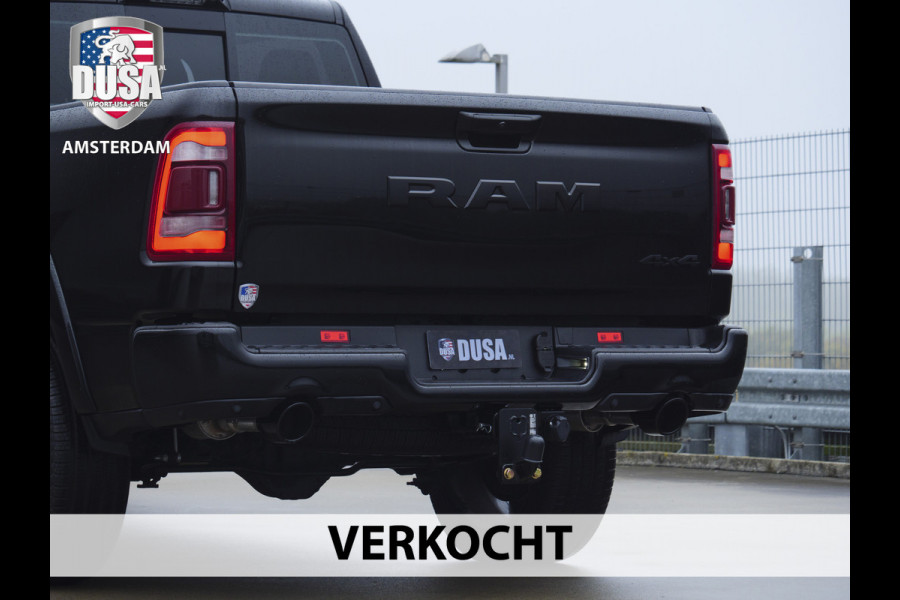 Dodge Ram 1500 | Longhorn Night | Final V8 Edition | 4x4 | Crew Cab | 5.7 HEMI V8 | Niveau Regeling | Two-tone Saddle | Getoonde accessoires zijn verkrijgbaar tegen meerprijs