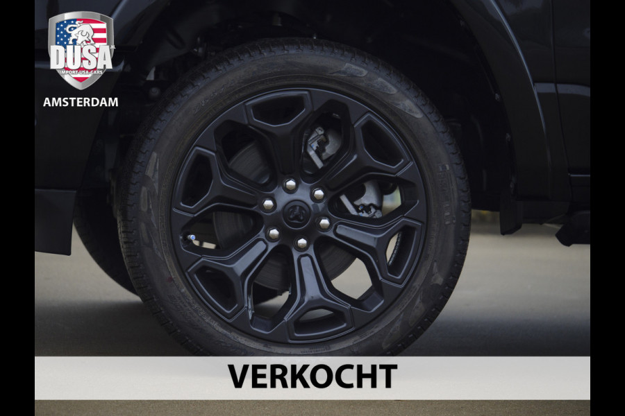 Dodge Ram 1500 | Longhorn Night | Final V8 Edition | 4x4 | Crew Cab | 5.7 HEMI V8 | Niveau Regeling | Two-tone Saddle | Getoonde accessoires zijn verkrijgbaar tegen meerprijs