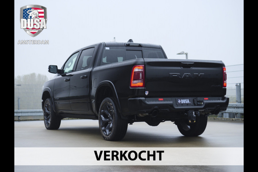 Dodge Ram 1500 | Longhorn Night | Final V8 Edition | 4x4 | Crew Cab | 5.7 HEMI V8 | Niveau Regeling | Two-tone Saddle | Getoonde accessoires zijn verkrijgbaar tegen meerprijs