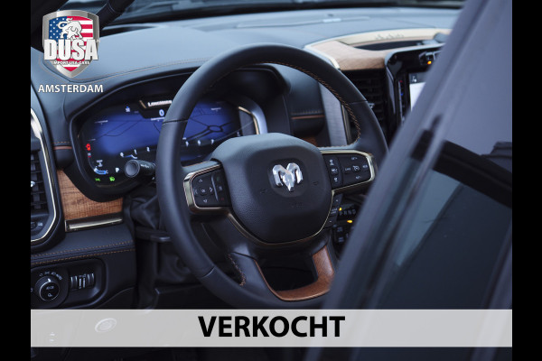 Dodge Ram 1500 | Longhorn Night | Final V8 Edition | 4x4 | Crew Cab | 5.7 HEMI V8 | Niveau Regeling | Two-tone Saddle | Getoonde accessoires zijn verkrijgbaar tegen meerprijs