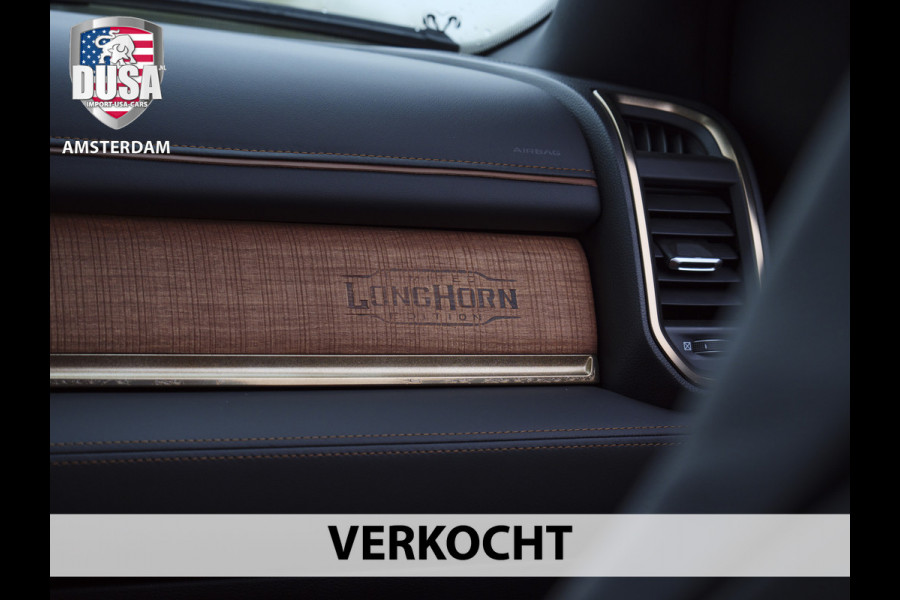 Dodge Ram 1500 | Longhorn Night | Final V8 Edition | 4x4 | Crew Cab | 5.7 HEMI V8 | Niveau Regeling | Two-tone Saddle | Getoonde accessoires zijn verkrijgbaar tegen meerprijs