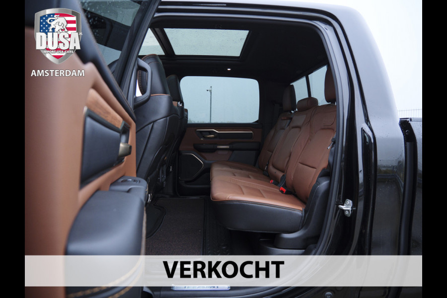 Dodge Ram 1500 | Longhorn Night | Final V8 Edition | 4x4 | Crew Cab | 5.7 HEMI V8 | Niveau Regeling | Two-tone Saddle | Getoonde accessoires zijn verkrijgbaar tegen meerprijs