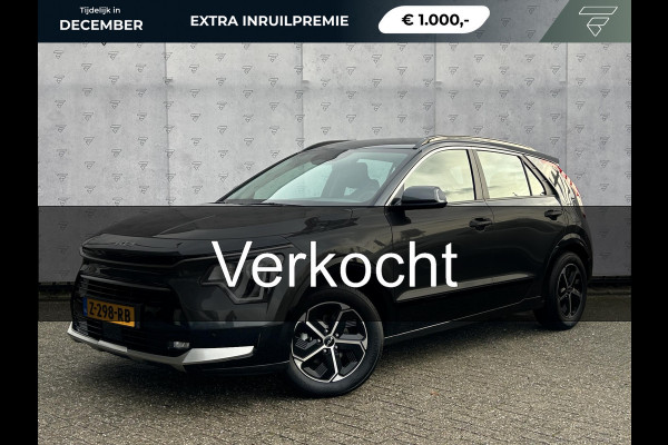 Kia Niro 1.6 GDi Hybrid DynamicLine | Automaat | Camera | Navi | H-Leder | Apple Carplay/Android Auto | Key-Less | Clima | 16" Velgen | PDC | Cruise | LED |