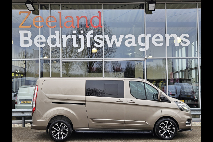 Ford Transit Custom 300 2.0 TDCI L2H1 | Treeplanken | 18'Sportvelgen | Carplay | Dodehoek det.