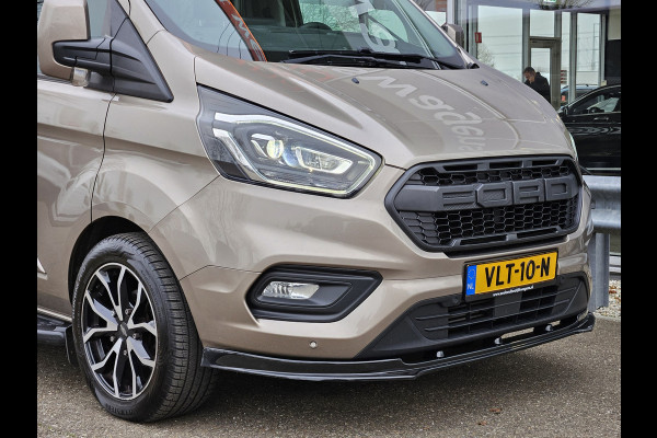 Ford Transit Custom 300 2.0 TDCI L2H1 | Treeplanken | 18'Sportvelgen | Carplay | Dodehoek det.