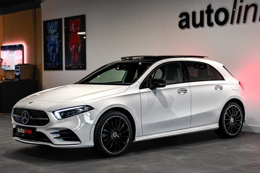 Mercedes-Benz A-Klasse 250 e AMG, Pano, ACC, HUD, 360, Keyless, Dodeh, Multibeam, Sfeer, CarPlay, BTW!