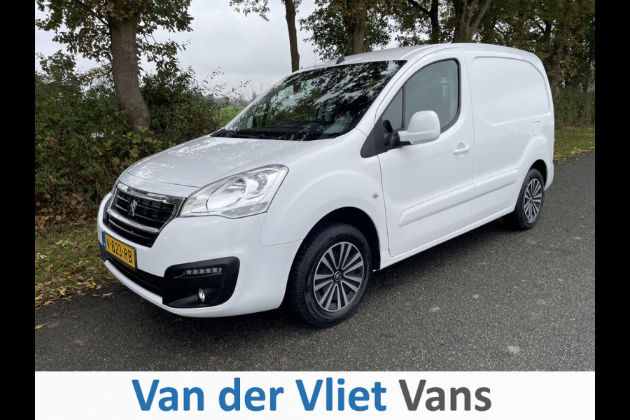 Peugeot Partner 1.6 BlueHDi E6 Premium Pack 3-Zits Lease €143p/m, Airco, PDC, Navi, Led, Onderhoudshistorie aanwezig