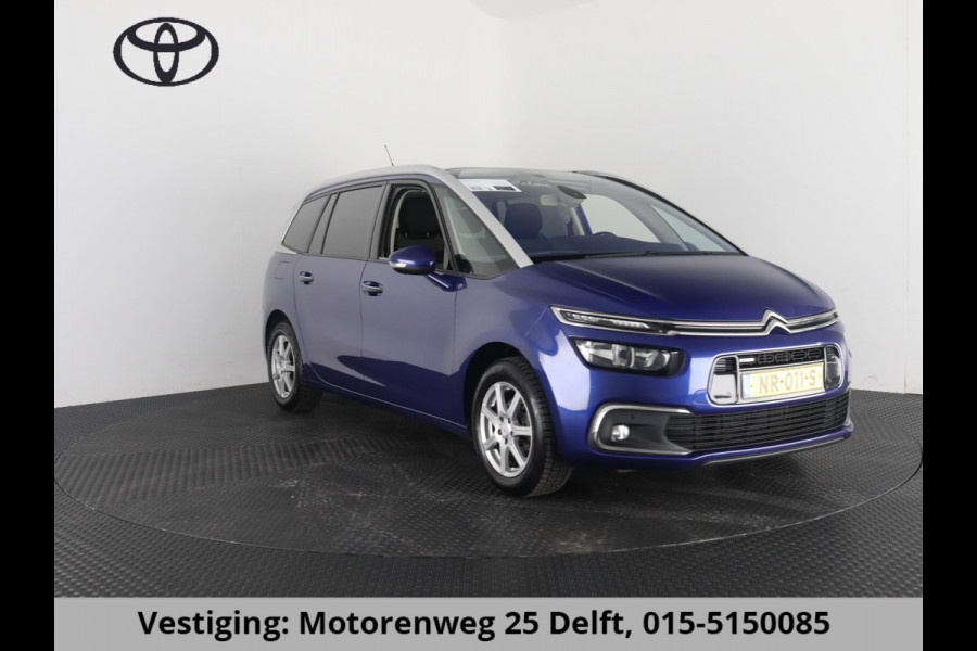 Citroën Grand C4 Picasso 1.2 130 PK BUSINESS 7 ZITS 100% OH .TOT 5 JR GARANTIE Cruise control. Camera. Trekhaak. Automaat. Apple/Android auto