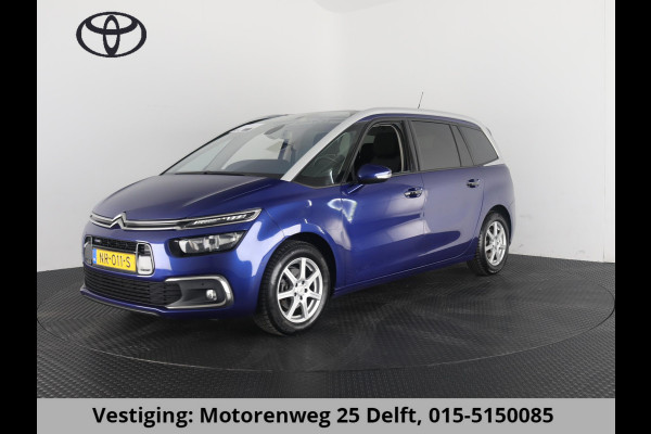 Citroën Grand C4 Picasso 1.2 130 PK BUSINESS 7 ZITS 100% OH .TOT 5 JR GARANTIE Cruise control. Camera. Trekhaak. Automaat. Apple/Android auto