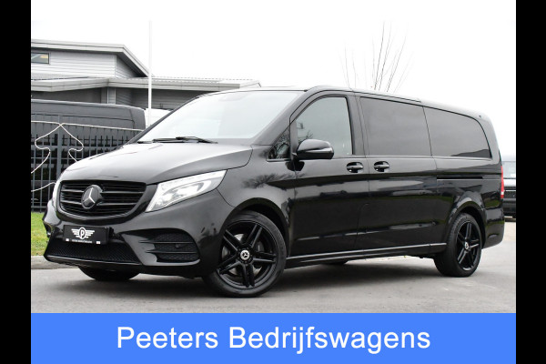 Mercedes-Benz V-Klasse 250d 4-MATIC Extra Lang Avantgarde Black Edition Adaptieve Cruise, Camera, Automaat, LED, 190PK, 2 x Schuifdeur, Leder, Trekhaak, UNIEK!