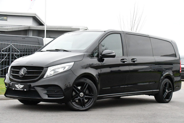 Mercedes-Benz V-Klasse 250d 4-MATIC Extra Lang Avantgarde Black Edition Adaptieve Cruise, Camera, Automaat, LED, 190PK, 2 x Schuifdeur, Leder, Trekhaak, UNIEK!