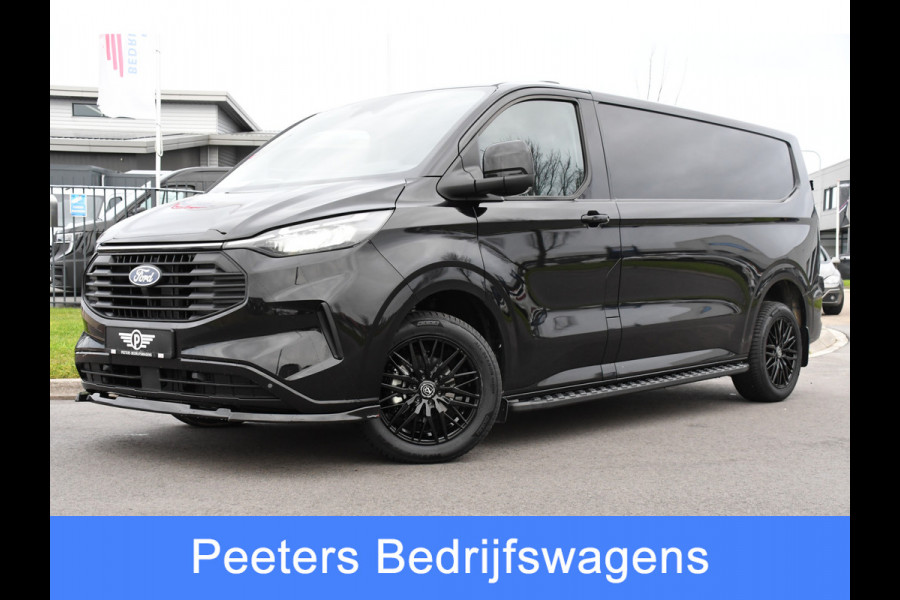 Ford Transit Custom 320 2.0 TDCI L2H1 Black Edition Limited Adaptieve Cruise, Camera, Virtual, Automaat, 70PK, Carplay, Multimedia, Stoelverwarming, UNIEK!