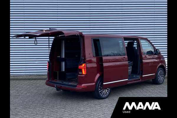 Volkswagen Transporter 2.0 TDI L2H1 30 DC Bulli 150PK Automaat 2X schuif Navi Car-Play Bluetooth Airco Sensoren Camera Trekhaak