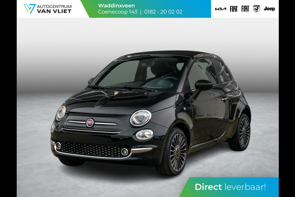 Fiat 500C Hybrid Dolcevita | Clima | Cruise | PDC | Navi | Apple Carplay | Priv. glass | 16" | Uit voorraad leverbaar !