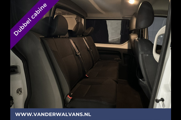 Renault Trafic 1.6 dCi 126pk L2H1 Dubbele cabine Euro6 Airco | Navigatie | Trekhaak | Cruisecontrol Parkeersensoren, Sidebars, 5-zits