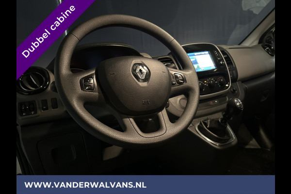 Renault Trafic 1.6 dCi 126pk L2H1 Dubbele cabine Euro6 Airco | Navigatie | Trekhaak | Cruisecontrol Parkeersensoren, Sidebars, 5-zits