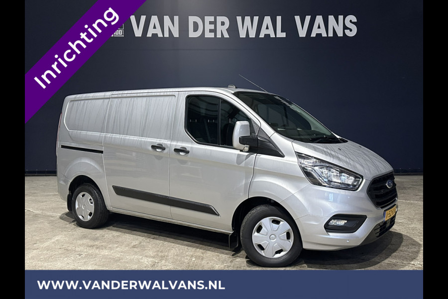 Ford Transit Custom 2.0 TDCI **BPM VRIJ voor de Ondernemer** L1H1 inrichting Euro6 Airco | Camera | Navigatie | Apple Carplay cruisecontrol, parkeersensoren, stoelverwarming, LED, verwarmde voorruit, bijrijdersbank, achterklep