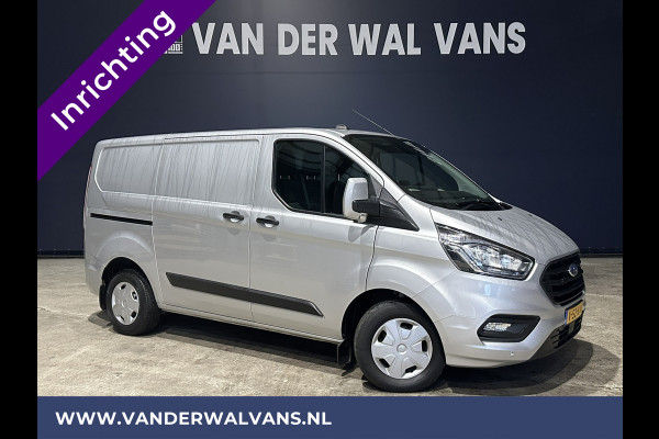 Ford Transit Custom 2.0 TDCI **BPM VRIJ voor de Ondernemer** L1H1 inrichting Euro6 Airco | Camera | Navigatie | Apple Carplay cruisecontrol, parkeersensoren, stoelverwarming, LED, verwarmde voorruit, bijrijdersbank, achterklep