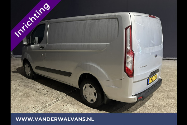 Ford Transit Custom 2.0 TDCI **BPM VRIJ voor de Ondernemer** L1H1 inrichting Euro6 Airco | Camera | Navigatie | Apple Carplay cruisecontrol, parkeersensoren, stoelverwarming, LED, verwarmde voorruit, bijrijdersbank, achterklep