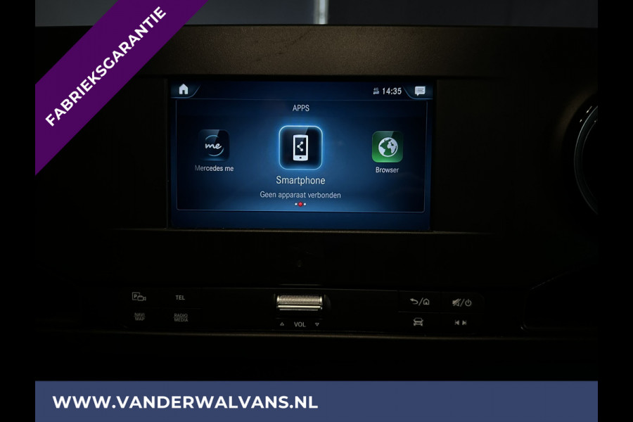 Mercedes-Benz Sprinter 317 CDI 170pk 9G Tronic Automaat **BPM VRIJ voor de Ondernemer** L3H2 Fabrieksgarantie Euro6 Airco | Camera | Cruisecontrol navigatie, stoelverwarming, MBUX, chauffeursstoel, bijrijdersbank, parkeersensoren