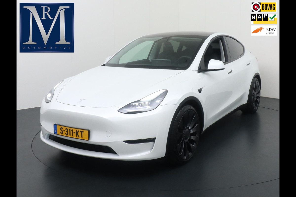 Tesla Model Y Performance AWD 75 kWh VAN 50.900 VOOR 44.877 EINDEJAARSVOORDEEL 6.023 | ORIG. NL. NAP KM.