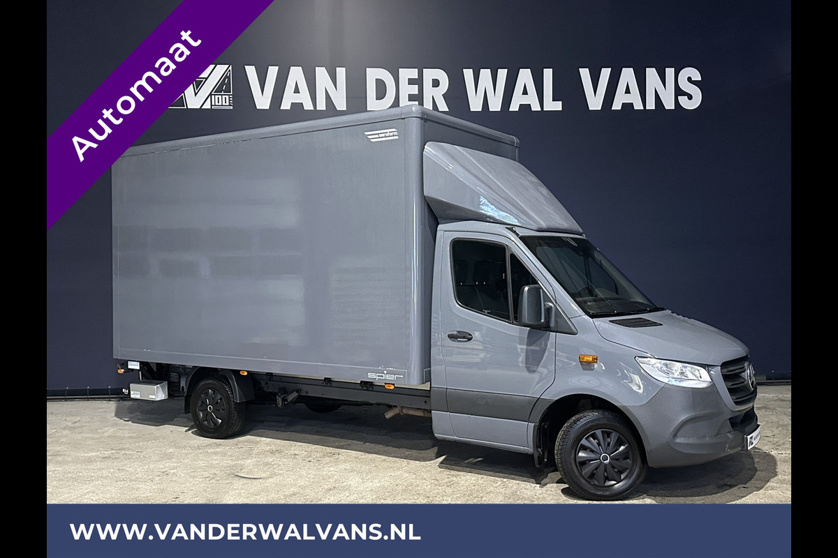 Mercedes-Benz Sprinter 316 CDI 164pk Automaat Bakwagen Laadklep Lengte 440cm, Hoogte 237cm Euro6 Airco | navigatie, mbux, stoelverwarming, bijrijdersbank