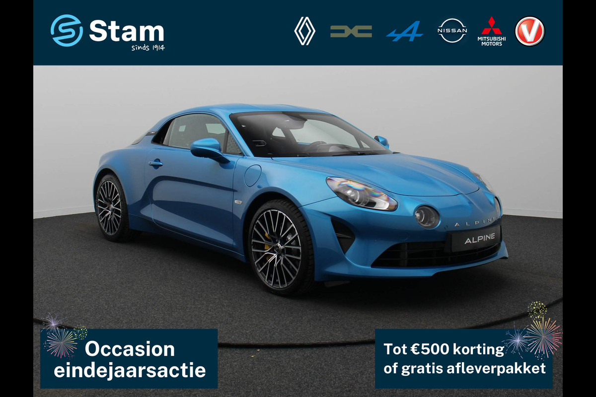 ALPINE A110 GT Alpine Atelier 300pk Turbo  (1 van 110) Focal Premium | Stoelverwarming | 18" Velgen Noir Diamantée