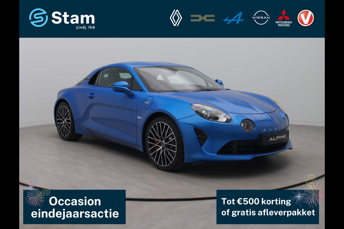 ALPINE A110 300pk Turbo GT Camera | Climate | Leder | Stoelverwarming | 18" Velgen