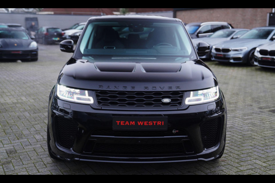 Land Rover Range Rover Sport 5.0 V8 SC SVR | Meridian | Kuipstoelen | 360 cam | Head up | Adaptieve Cruise | Luchtvering | 576PK |