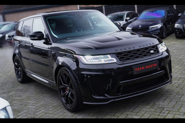 Land Rover Range Rover Sport 5.0 V8 SC SVR | Meridian | Kuipstoelen | 360 cam | Head up | Adaptieve Cruise | Luchtvering | 576PK |