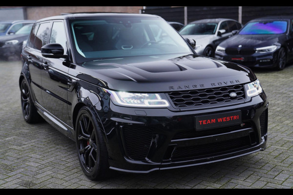 Land Rover Range Rover Sport 5.0 V8 SC SVR | Meridian | Kuipstoelen | 360 cam | Head up | Adaptieve Cruise | Luchtvering | 576PK |