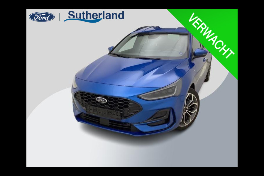 Ford Focus 1.0 EcoBoost Hybrid ST Line X 155pk | Adaptieve Cruise | BLIS | Wegklapbare Trekhaak | Matrix LED | AGR Stoel | Elek. Achterklep | Head up Display | Verlengde fabrieksgarantie tot 02-2028