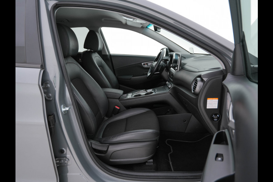 Hyundai Kona EV Fashion Design-Pack 64 kWh (INCL-BTW) Aut. *HEAD-UP | LEATHER-MICROFIBRE | NAVI-FULLMAP | KEYLESS | SHIFT-PADDLES | LANE-ASSIST | CAMERA | DAB | DIGI-COCKPIT | ADAPTIVE-CRUISE | COMFORT-SEATS | 17"ALU*