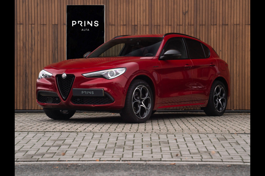 Alfa Romeo Stelvio 2.0T 280pk AWD Veloce MY21 | Adapt. cruise | Stoelverwarming v+a | CarPlay | Rosso Competizione